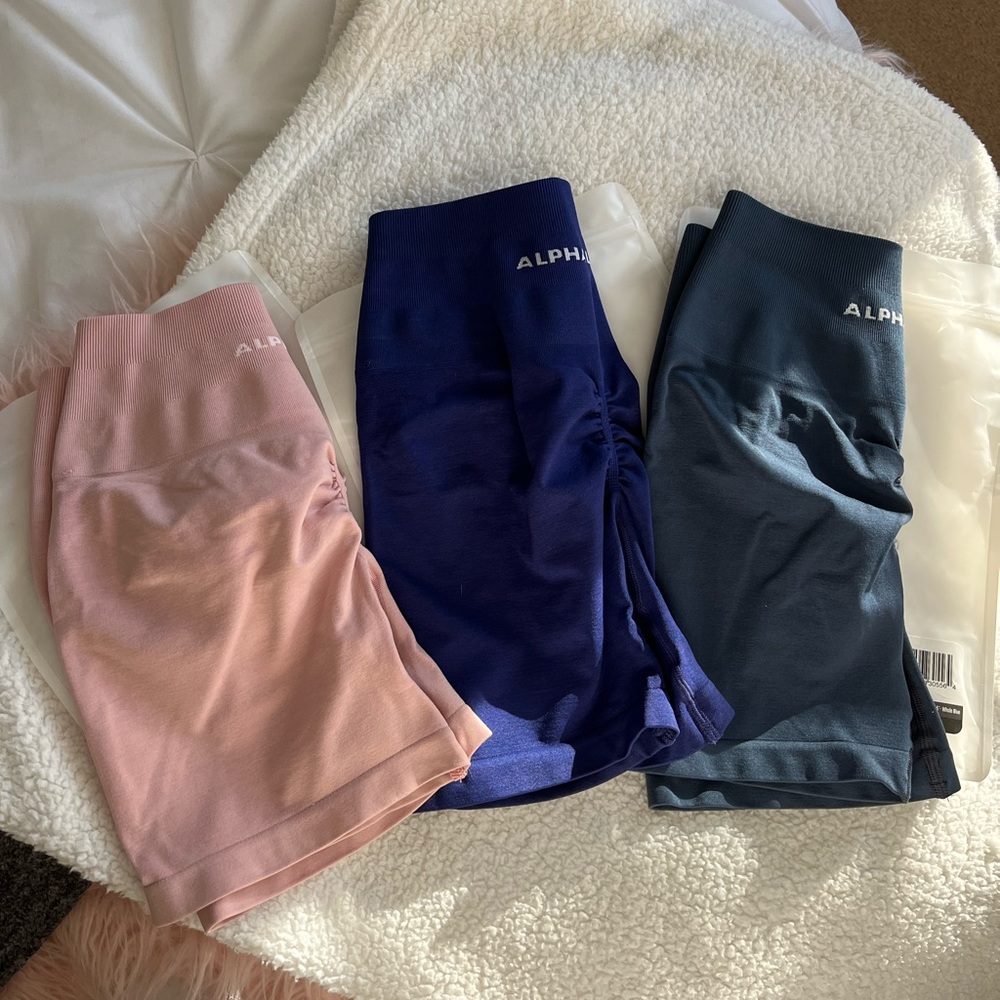 3 PACK Alphalete Amplify Short 4.5”